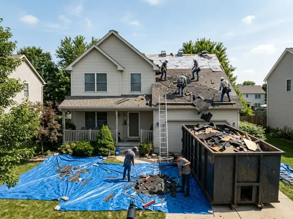 roof-replacement-debris-remova-004 — frequently asked questions, Cheapest Dumpster Rentals in Wood River, IL